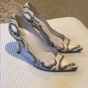 Stuart Weitzman Snakeskin Heels